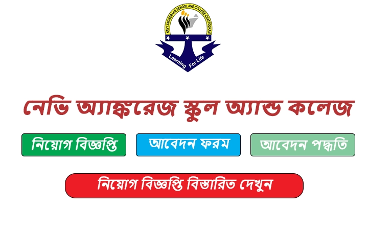 নেভি অ্যাঙ্করেজ স্কুল অ্যান্ড কলেজ নিয়োগ বিজ্ঞপ্তি