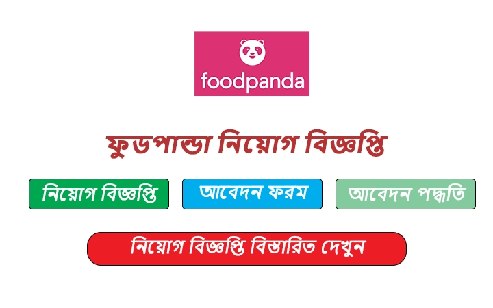 ফুডপান্ডা নিয়োগ বিজ্ঞপ্তি