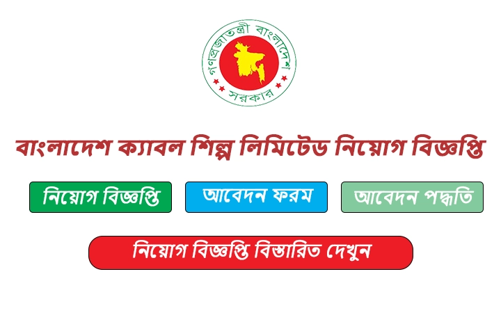 বাংলাদেশ ক্যাবল শিল্প লিমিটেড নিয়োগ বিজ্ঞপ্তি
