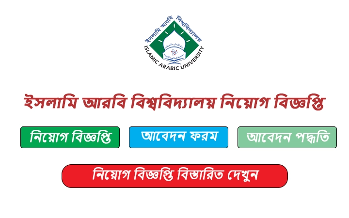 ইসলামি আরবি বিশ্ববিদ্যালয় নিয়োগ বিজ্ঞপ্তি