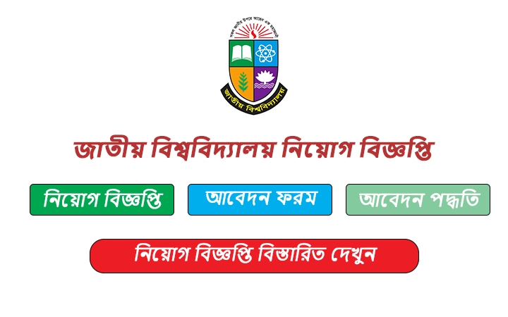 জাতীয় বিশ্ববিদ্যালয় নিয়োগ বিজ্ঞপ্তি