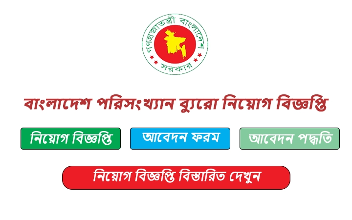 বাংলাদেশ পরিসংখ্যান ব্যুরো নিয়োগ বিজ্ঞপ্তি