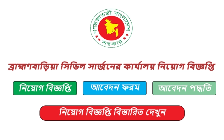 ব্রাহ্মণবাড়িয়া সিভিল সার্জনের কার্যালয় নিয়োগ বিজ্ঞপ্তি