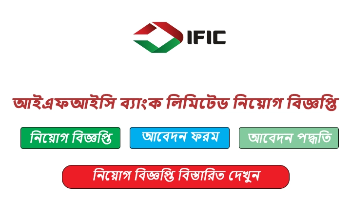 আইএফআইসি ব্যাংক লিমিটেড নিয়োগ বিজ্ঞপ্তি